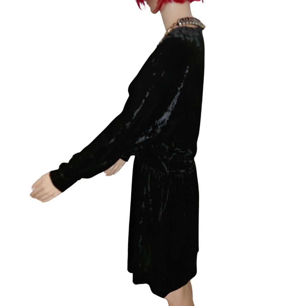 🖤Halston Heritage Black Dolman Sleeve Dress - Picture 3 of 6
